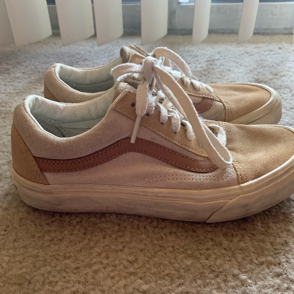 Madewell x Vans in Camel suede